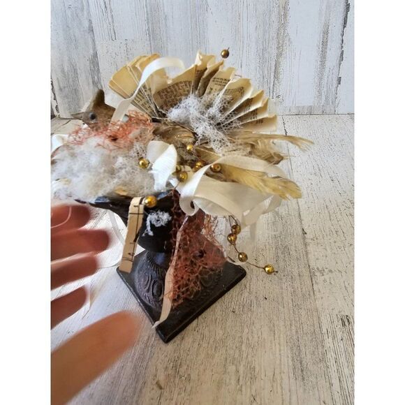 Bird planter mini vintage light German decor - Picture 3 of 10